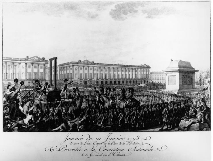 14. Journée du 21 Janvier 1793. [The Execution of Louis XVI]  Source: Museum of the French Revolution 83.319 