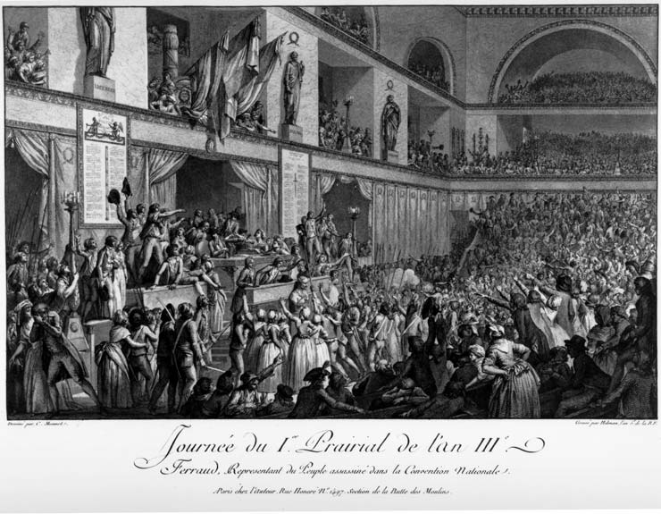 16. Journée du 1er Prairial de l’an IIIe. [Day of 1 Prairial, Year III]  Source: Museum of the French Revolution 89.62 