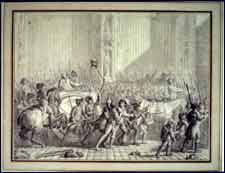 Bertier de Sauvignon, l'intendant de Paris est conduite au supplice [Bertier de Sauvignon, Intendant of Paris, is Led to His Punishment]