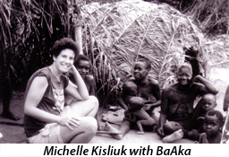 Michelle Kisliuk with BaAka 
