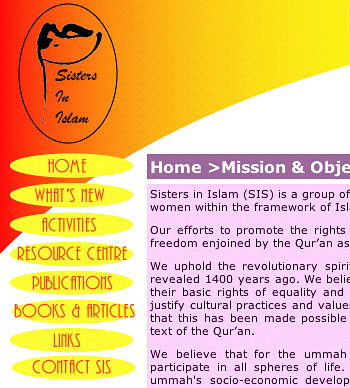 Sisters in Islam Website