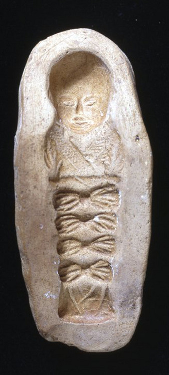 Earthenware Mold of a Swaddled Child [Object]