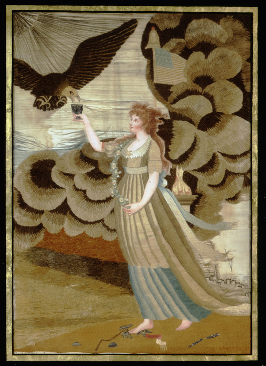 <em>Liberty in the Form of the Goddess of Youth</em> [Embroidery] 