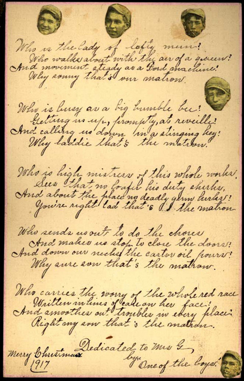 Christmas Poem, Pima Indian School, 1917 [Object]