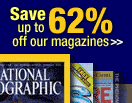 Save up to 62% off our magazines