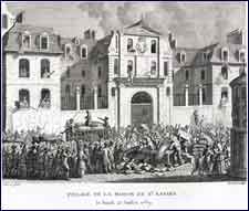 Image 26. Pillage de la Maison de St. Lazare, le lundi 13 Juillet 1789 [Pillage of the St. Lazare House, Monday July 13, 1789]
