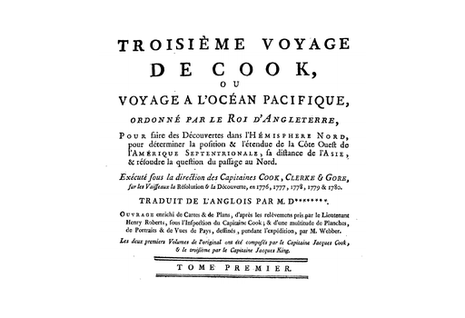 Troiseme Voyage Title Page 