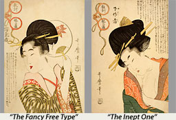Utamaro Fancy Free and Inept One Prints