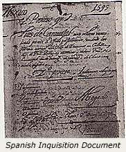 Spanish Inquisition Document